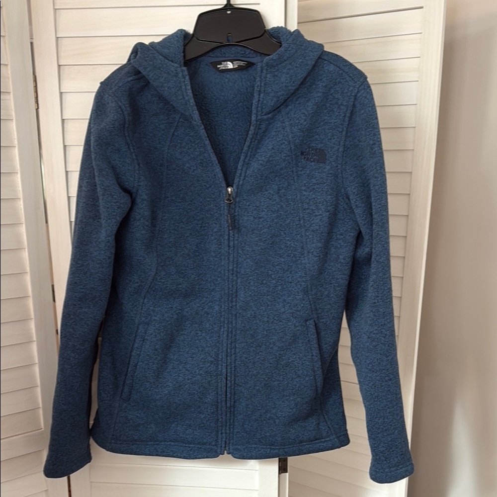 The North Face Blue Utility Jacket with Hood